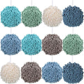 Macarrie 12 Packs Fluffy Towel Chenille Hand Towel Absorbent Fast Drying Hand by Macarrie