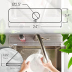 Ternal Original SINKMAT 24in XL Faucet Splash Guard Extra Long Microfiber Sink - Image 3