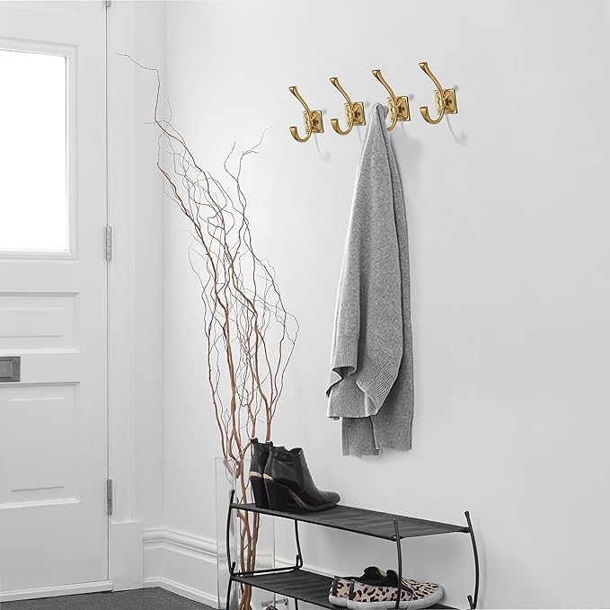 khtumeware Vintage Wall Hooks, 3 Pack Coat Hooks Hardware Towel Hooks - Image 4