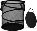 BATTOO Mesh Collapsible Laundry Baskets, Foldable Pop Up Laundry Hamper by BATTOO