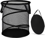 BATTOO Mesh Collapsible Laundry Baskets, Foldable Pop Up Laundry Hamper by BATTOO