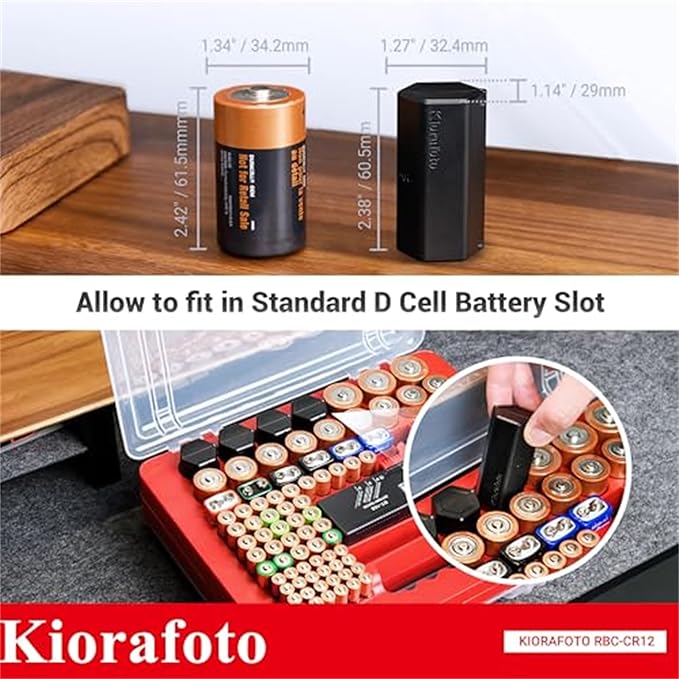 CR2032 CR2025 CR2016 Battery Case Holder Storage, Upgrade D Battery Size Coin - Image 3