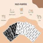 Swedish Dishcloths for Kitchen, 5 Pack Reusable Paper Towels Washable, Super - Image 7