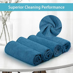 HOMEXCEL Navy Blue Microfiber Cleaning Cloth, 50 Pack Cleaning Towels - Image 2