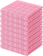 Mordimy 100% Cotton Terry Cloth Dish Cloths, Soft and Absorbent Checkered Dish by Mordimy