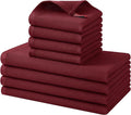 Homaxy 100% Cotton Kitchen Towels and Dishcloths Set by Homaxy