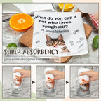 R HORSE 5Pcs Cats Kitchen Towels Set - Image 3