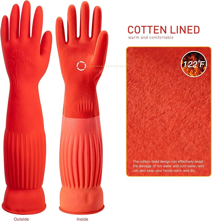 ThxToms Rubber Dishwashing Cleaning Gloves - Image 6
