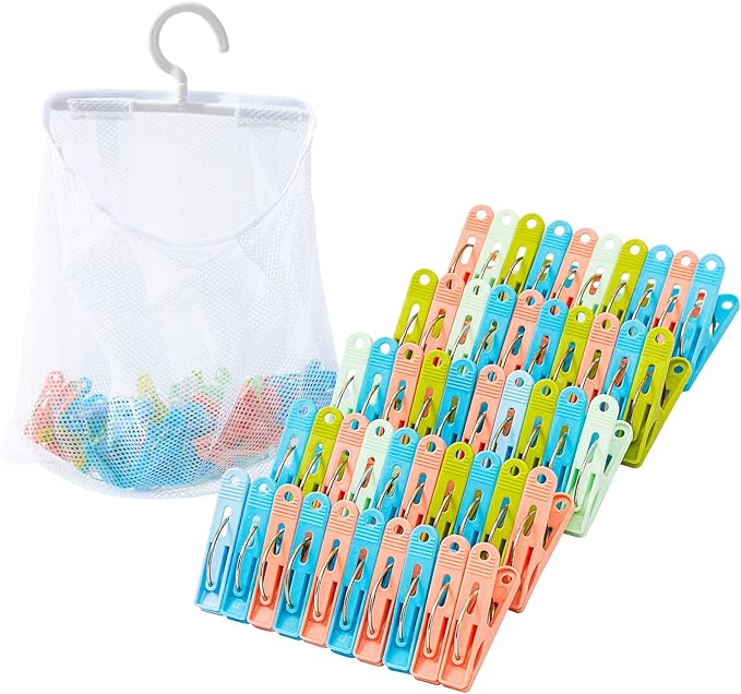 Plastic Clothes Pins Heavy Duty Outdoor, Colored Clothes Pins by Jophaiipy