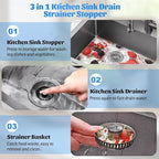 NinjaTiger Kitchen Sink Drain Strainer - Image 2