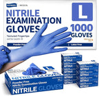 Medical Soft Max™ Nitrile Exam Gloves, Powder-Free Latex-Free Food Safe Clean by Supmedic