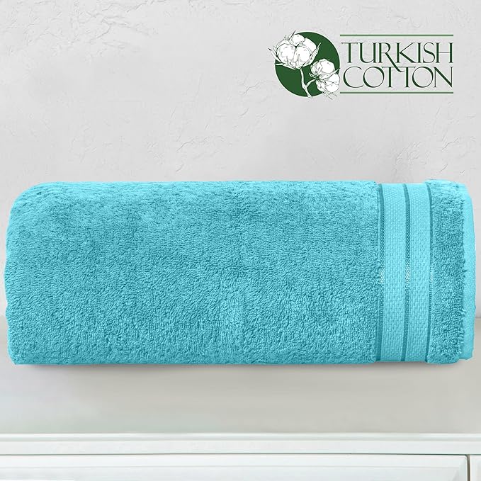Elegant Comfort Three Line Popcorn Extra Large Luxury Bath Towel - Image 3