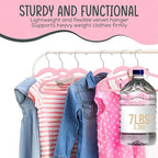25 Premium Kids Velvet Hangers - Image 7