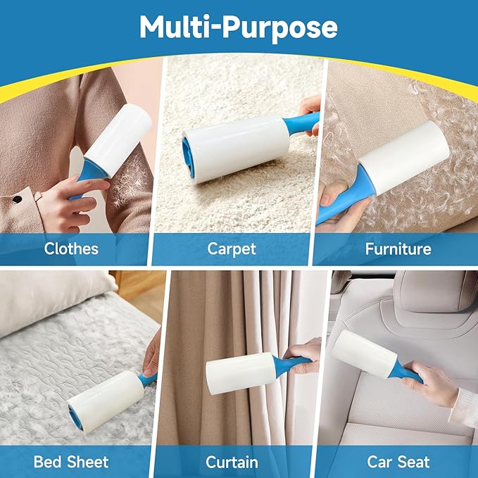 Swihauk 1200 Sheets Extra Sticky Lint Rollers - Image 8