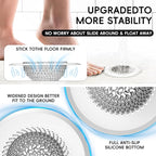 Drain Hair Catcher: for Bathtub & Shower, Reversible 304 Stainless Steel - Image 5