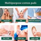 Premium 100% cotton pads, 200 rounds - Image 4