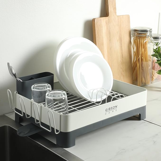 Gibson Home Nestcraft Full Size Rust Resistant Dish Rack - Image 5
