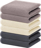 Homaxy 100% Cotton Waffle Weave Kitchen Dish Towels, Ultra Soft Absorbent Quick by Homaxy