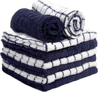 Bumble Premium Cotton Dish Cloths 12" x 12"| Navy Design | 405 GSM | Highly - Image 4