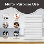 DecorRack 20 Pack 100% Cotton Wash Cloth, Luxurious Soft, 12 x 12 inch Ultra - Image 5