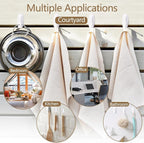 12 Pack Medium Utility Hooks, Holds up to 2.5 lb, Damage Free Hanging Hooks - Image 5