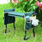 KVR Upgraded Garden Kneeler and Seat with Thicken & Widen Soft Kneeling Pad,Heavy Duty Foldable Gardener Stool with 2 Tool Pouches,Gardening Gifts for Women Mom Men Seniors¡­… - Image 2