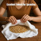 Flour Sack Towels | Tea Towel for Crafts| Kitchen Dish Cotton Blank Towel for - Image 8