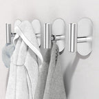 Silver Adhesive Hooks Heavy Duty, Wall Hooks - Image 4