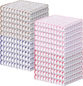 Kitinjoy Cotton 24 Pack Terry Kitchen Dish Cloths, 12 x 12 Inches Super Soft by Kitinjoy