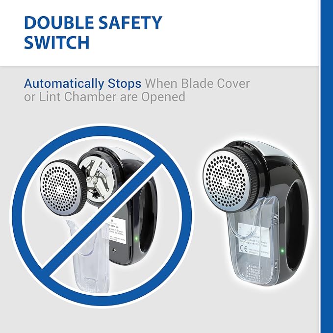 Fabric Shaver with Rechargeable Battery | Bonus Replacement Blade Included | - Image 5