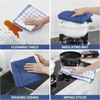 Homaxy Premium Cotton Kitchen Towels 16"x 28", Large Natural Ring Spun 390 GSM - Image 4