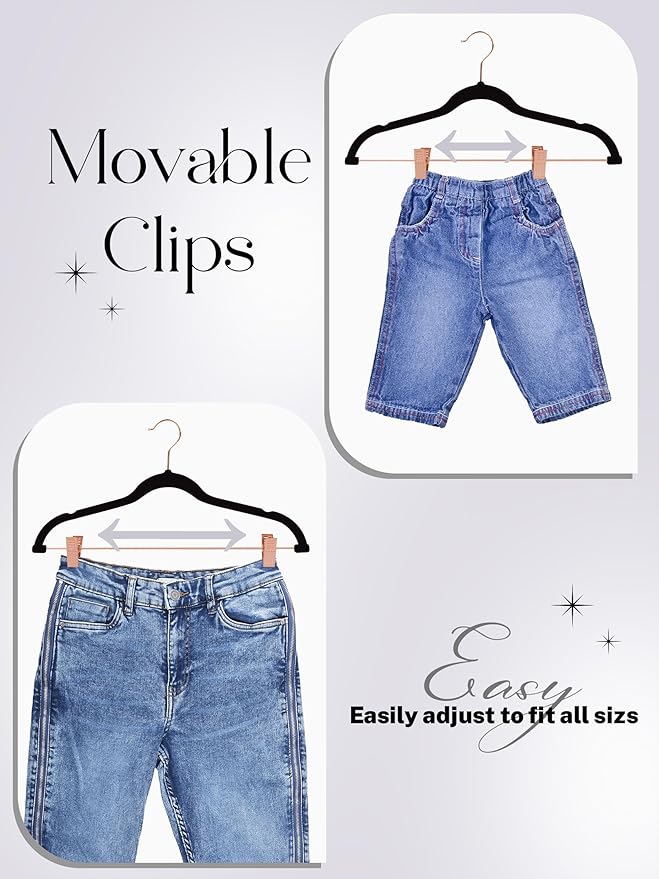 HOUSE DAY Velvet Pants Hangers - Image 4