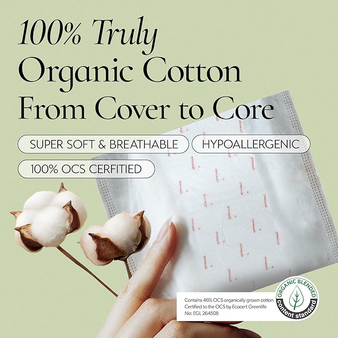 INERTIA The Prism White – Truly Organic Ultra Thin & Leak-Proof Organic Cotton - Image 2