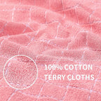 Homaxy 100% Cotton Terry Kitchen Towels, Checkered Designed, Soft and Super - Image 2
