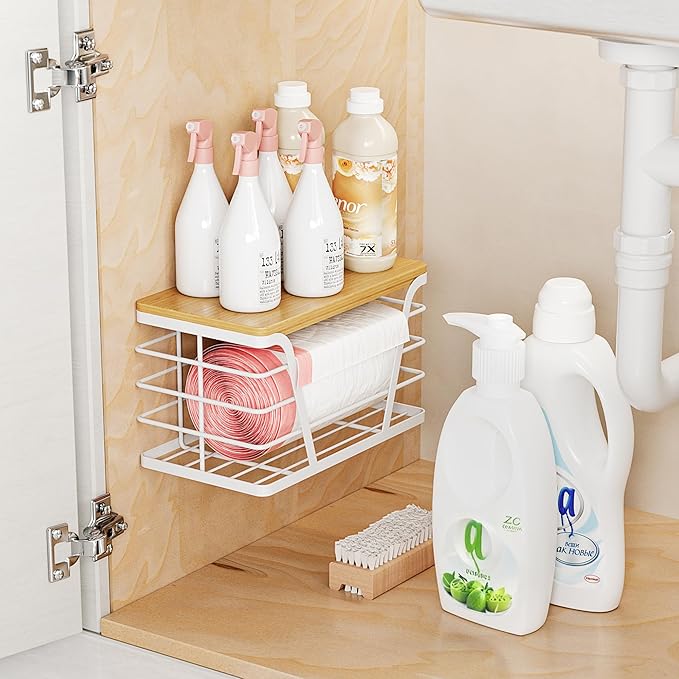 Small Grocery Bag Holder, Trash Bag Dispenser - Image 7