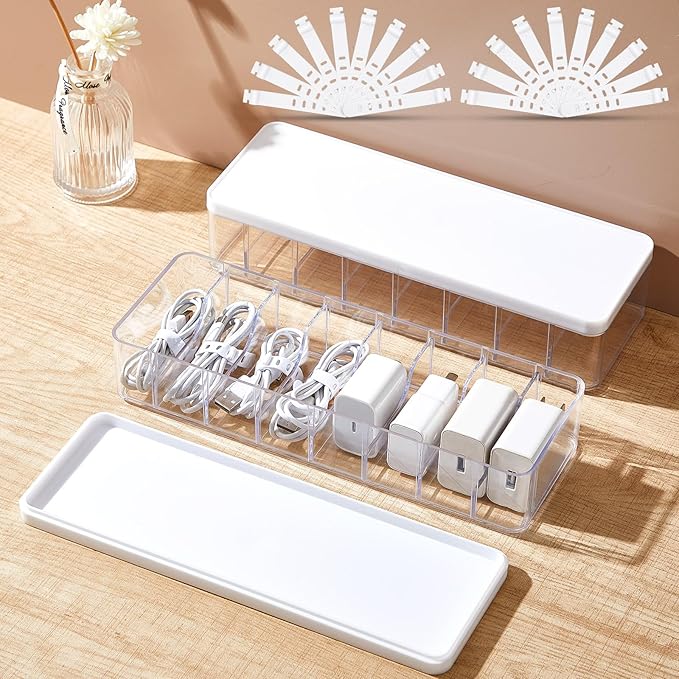 Tatuo 2 Pcs Cable Organizer Box by Tatuo