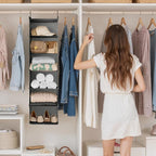GRANNY SAYS 6 Shelf Hanging Closet Organizers and Storage, Collapsible Closet - Image 5