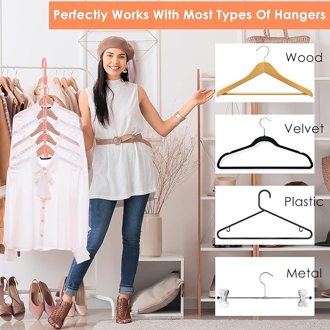 Closet Organizers and Storage, Magic Space Saving Hangers - Image 7