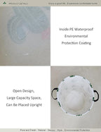 Round Fabric Storage Bin, Decorative Basket, Organizer Basket - Image 5