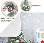Christmas Tree Truck Dish Drying Mat - Image 2