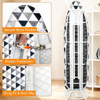 Ironing Board Cover and Pad, 18x49 Extra Wide Thick Iron Padding, Scorch & - Image 5