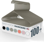 Neaties Plastic Hangers 100 Pack – Made in The USA – 6lb Capacity Standard by NeatiesHangers