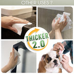 THICKER Dry Wipes 50 Count Disposable Face Towels 10x12" | Ultra Soft - Image 7