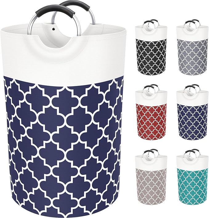 Large Laundry Basket Laundry Hamper Bag Washing Bin Clothes Bag Collapsible Tall by Fabspace