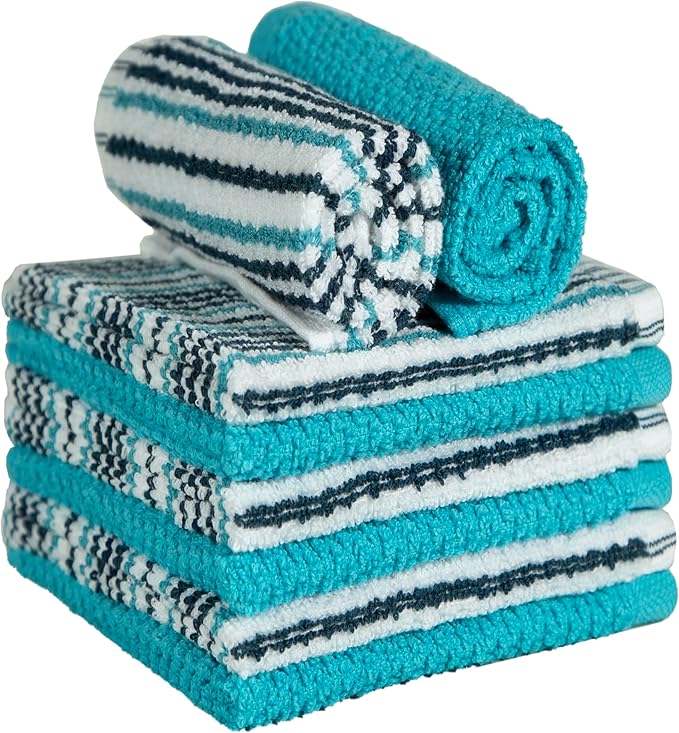 Bumble Premium Dish Cloths Towel 12"x12" | 100% Natural Ring Spun Cotton Tea - Image 4