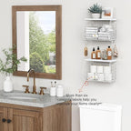 Wall Mount Bathroom Storage Basket, Fruit Produce and Vegetable Baskets - Image 4