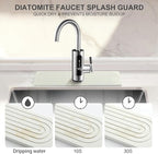Faucet Mat for Kitchen Sink, Diatomite Fast Drying Stone Sink Tray, Super - Image 2