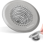 Shower Drain Hair Catcher, Fast Drainage Bathtub Drain Hair Catcher, Easy Clean by TRAPMATE
