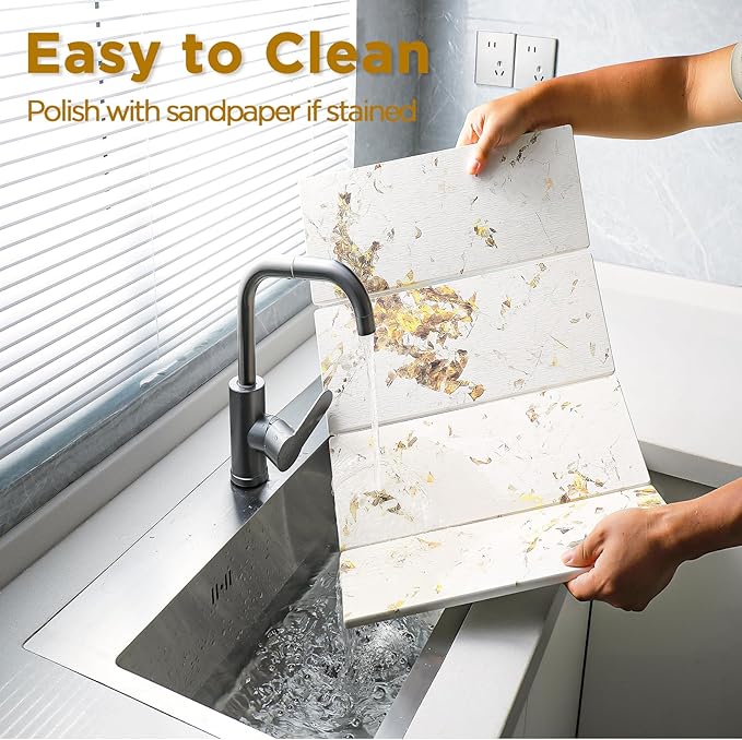 Stone Drying Mat for Kitchen Counter, Quick Dry Stone Mat Kitchen for Cups - Image 3