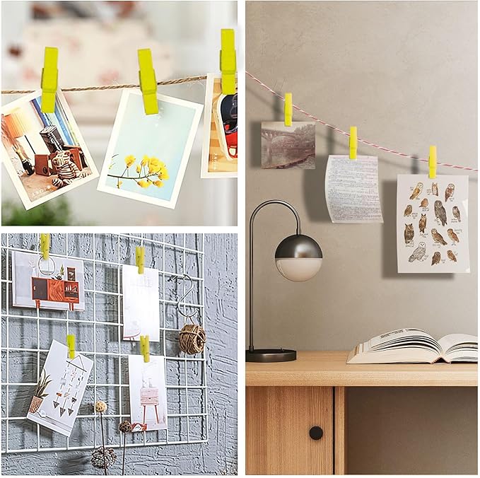 Clothes pins Yellow - Image 4
